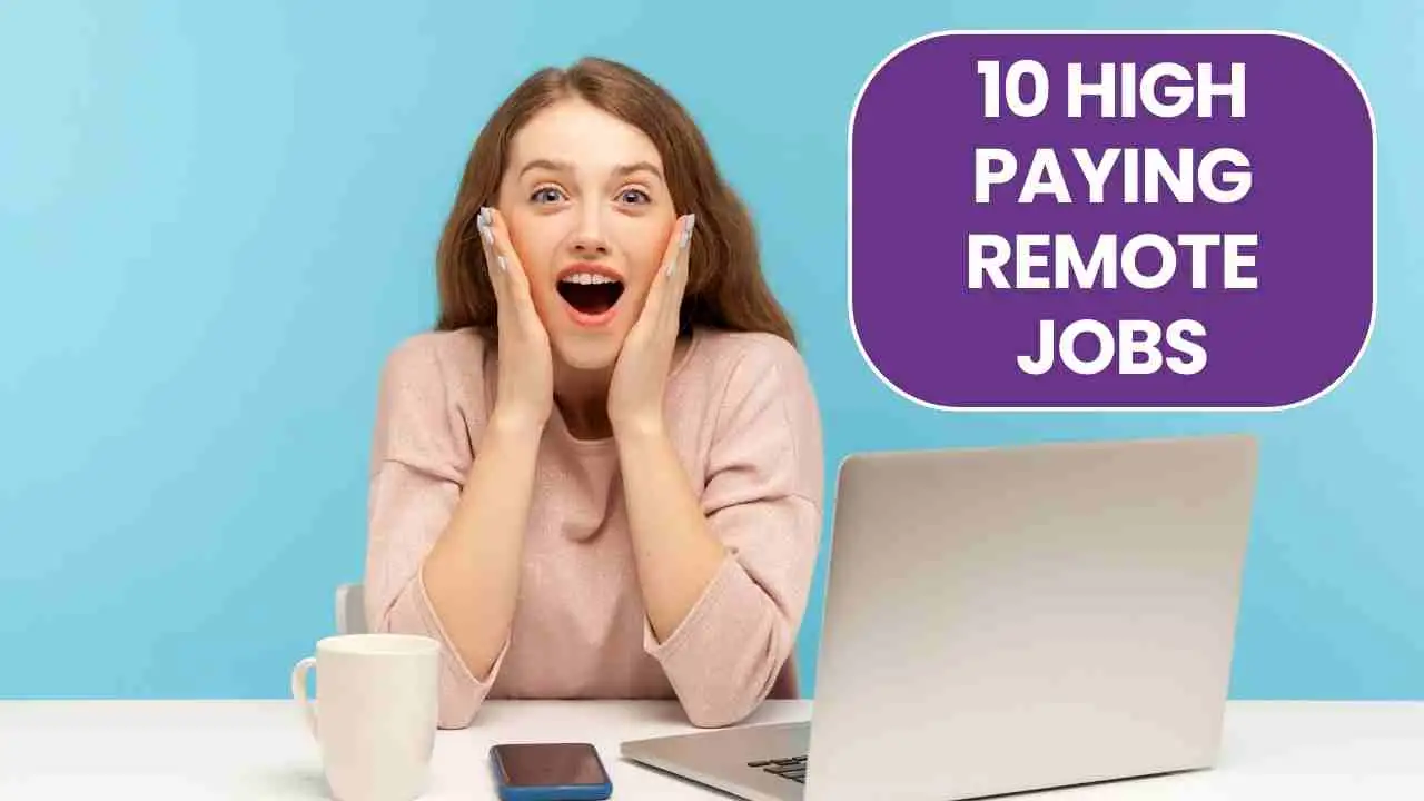 10 High Paying Remote Jobs Remote Work Jobs