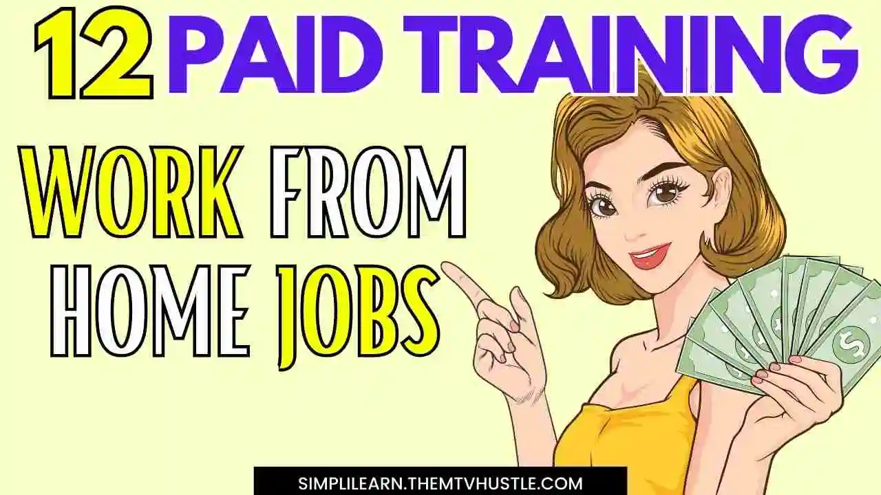 12 Paid Training Work from Home Jobs 2024