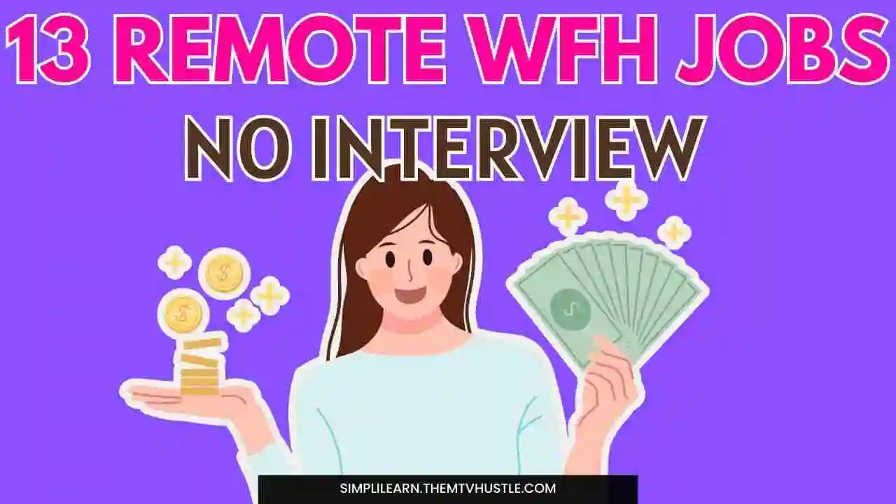 13 New No Interview Remote Work From Home Jobs For 2024