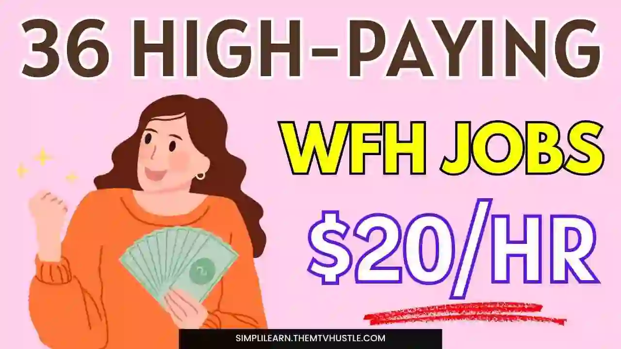 36 High-Paying Work From Home Jobs | Earn up to $20/hr