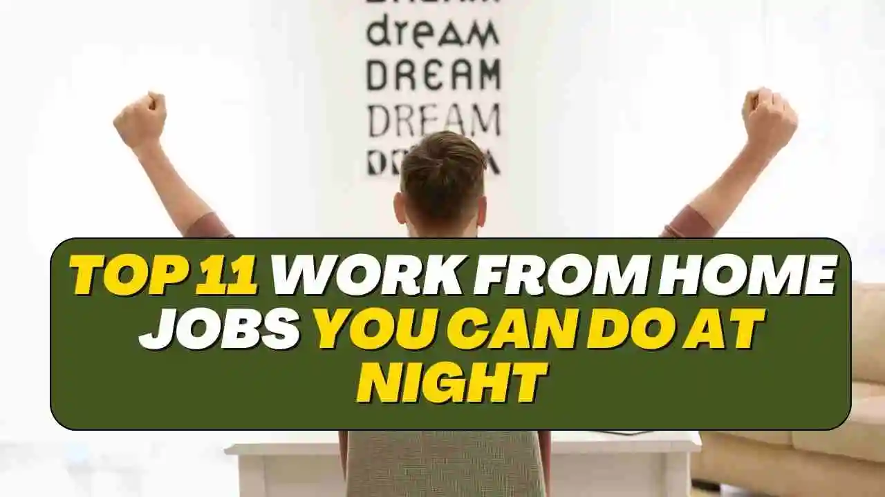 Top 11 Work from Home Jobs You Can Do At Night