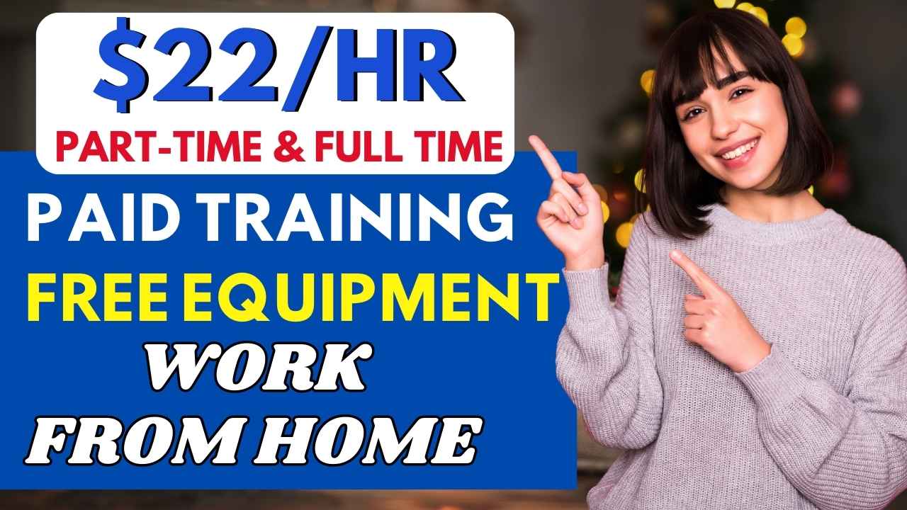 2 Beginner-Friendly Work From Home Jobs That Pay Up to $22/hour (FREE EQUIPMENT)