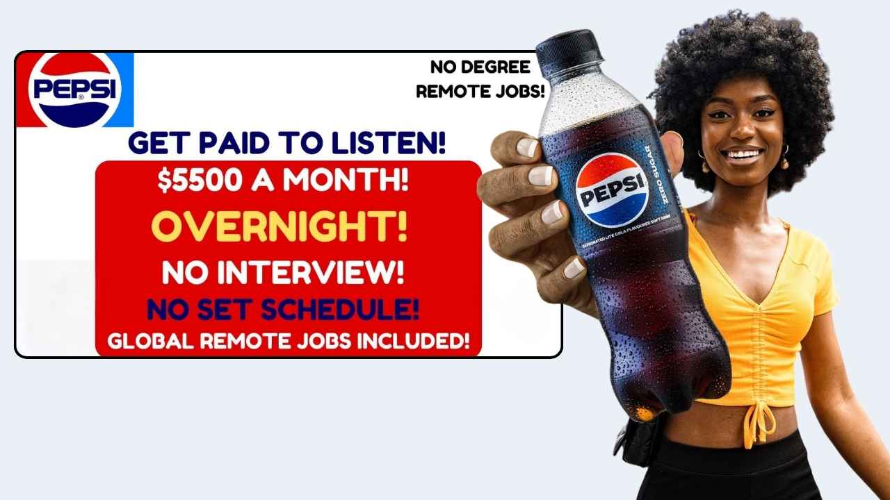 Get Paid To Listen No Degree Remote Work From Home Jobs Earn up to $5500 per Month