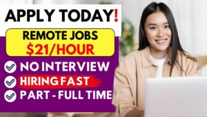 4 Work from Home Jobs Hiring Now Apply Today