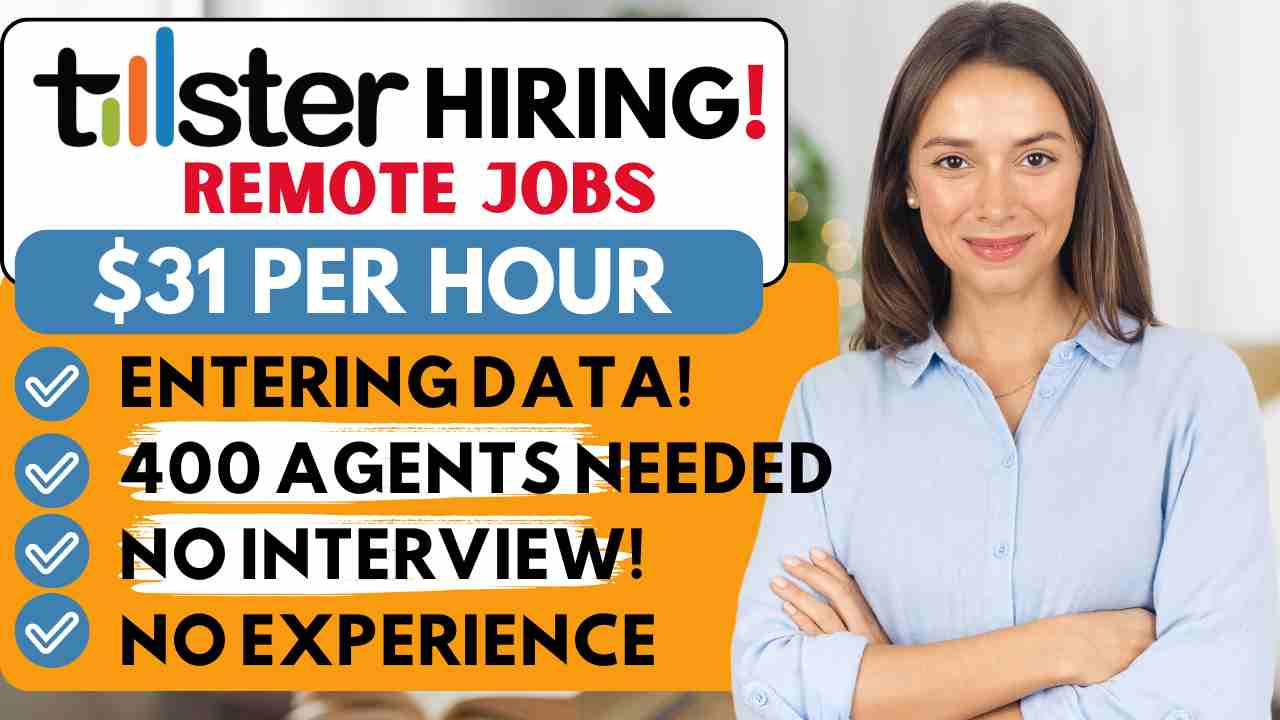 Data Entry Remote Job | No Experience No Interview 400 Agents Needed Work From Home Jobs