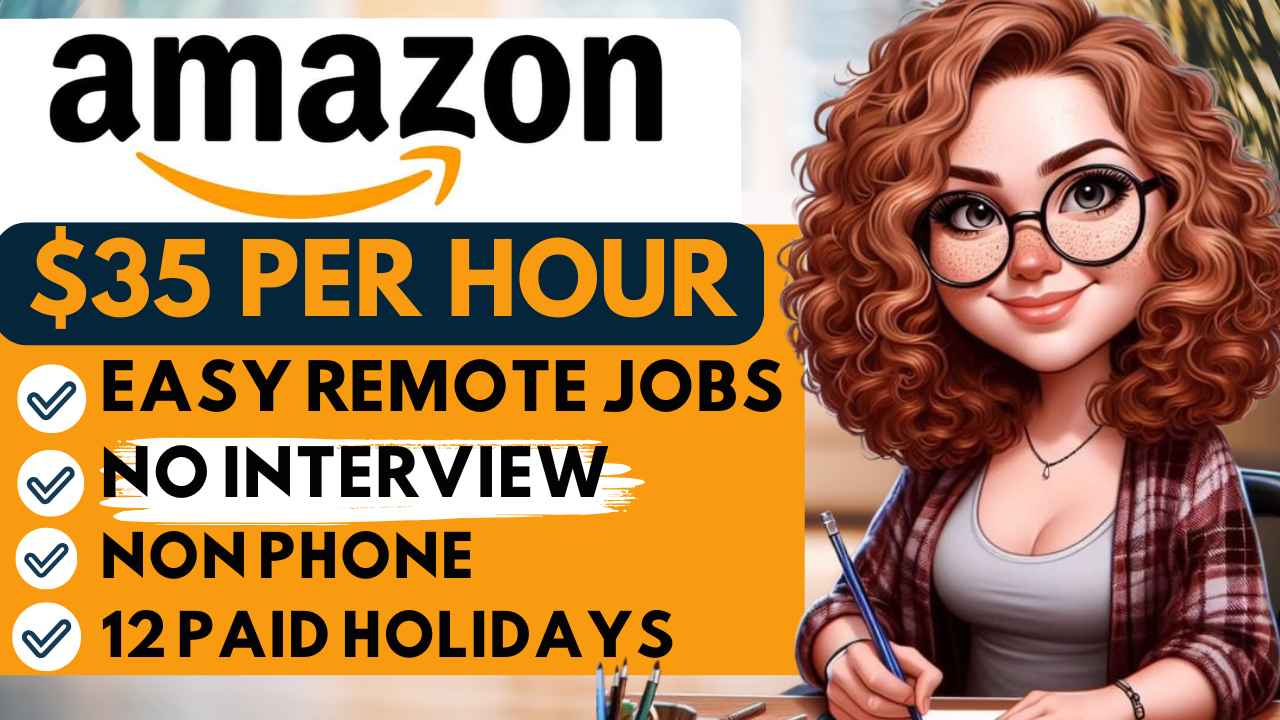 No Interview Remote Work From Home jobs 2025 | Amazon Hiring