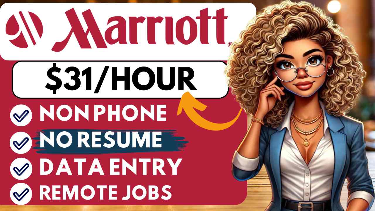 No Phone Remote Work From Home Jobs 2025 | Marriott Hiring