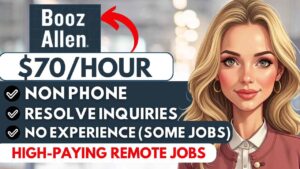 Remote Work From Home Jobs with No experience 2025 Booz Allen Hiring