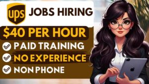 Remote Work From Home Jobs with no Experience 2025 UPS Hiring