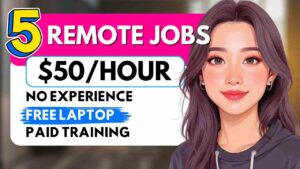 5 No Experience Remote Work From Home Jobs 2025