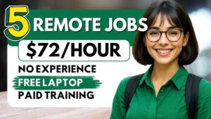 5 Remote Jobs! No Phone No Experience Work From Home Jobs