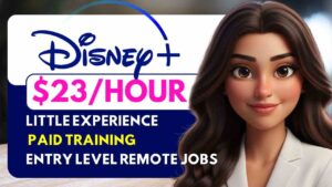Disney Plus Entry Level Remote Jobs with Little Experience